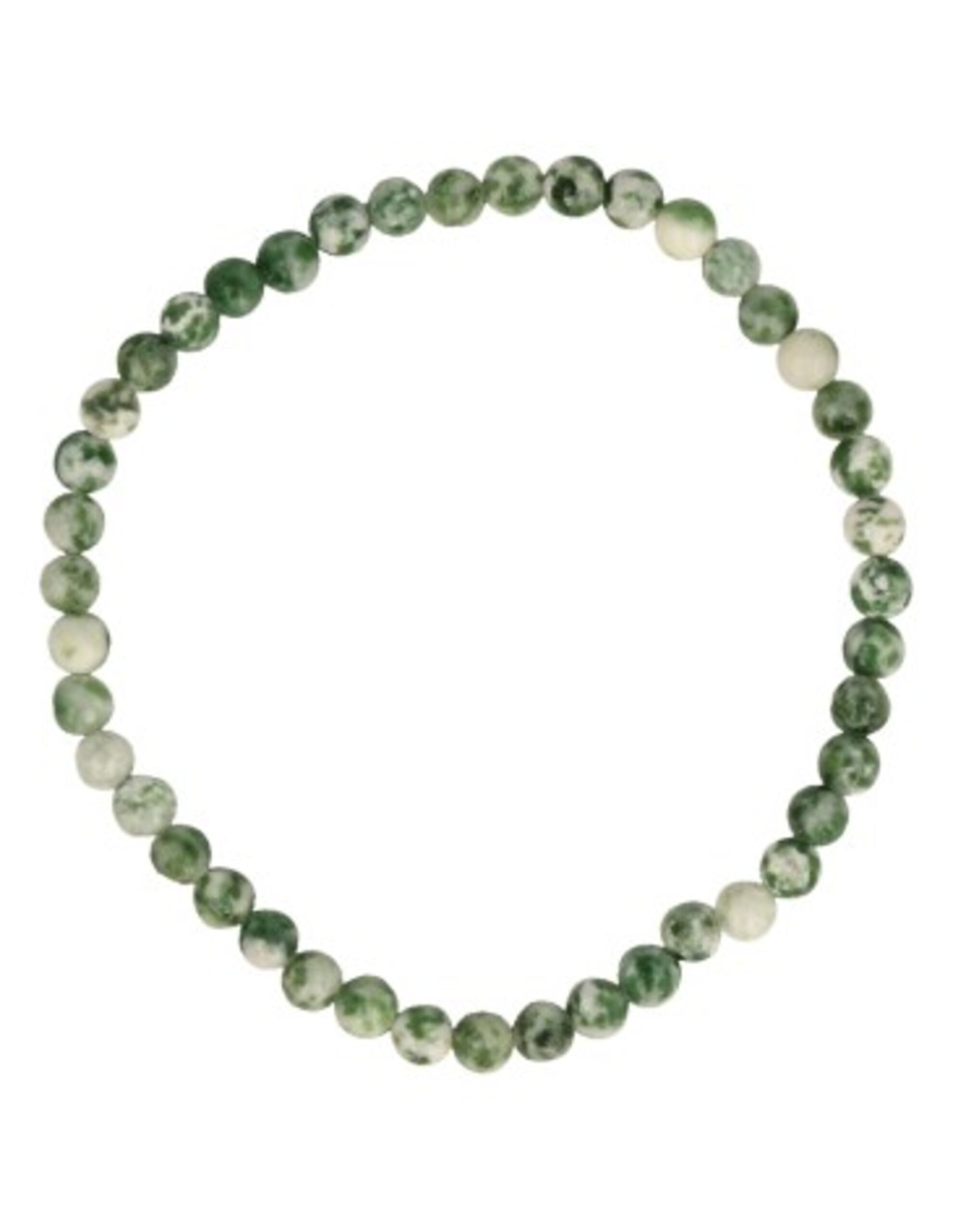 Agate bead bracelet 4 mm