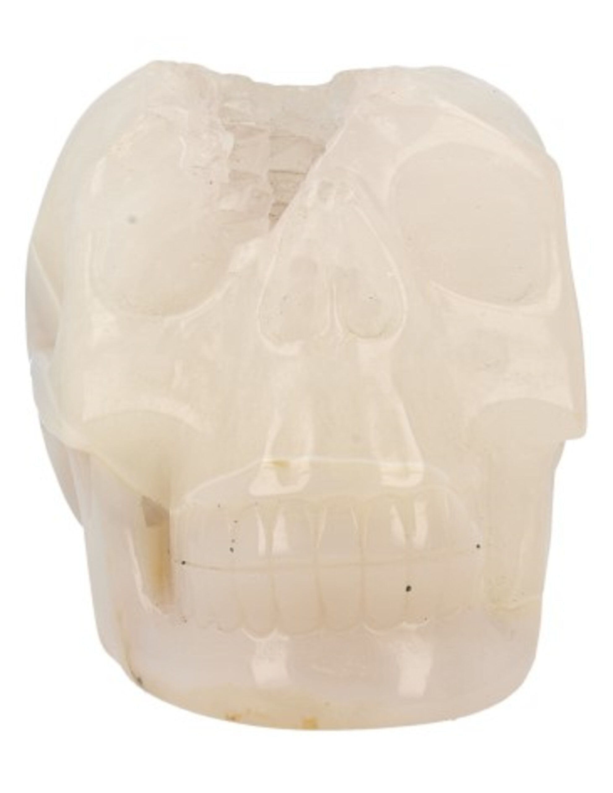 Agate skull crystallized no.4