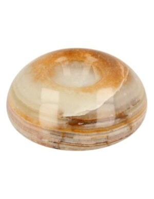 Aragonite (Onyx Marble) sphere base