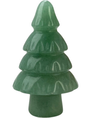 Aventurine green Christmas tree 50 mm