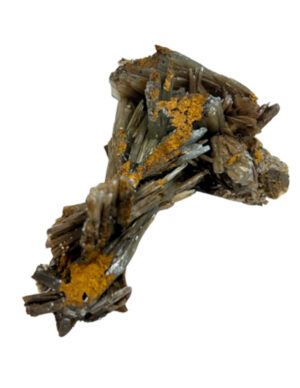 Barite blue / honey A rough no. 03