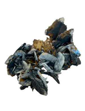 Barium blue / honey A rough no. 08
