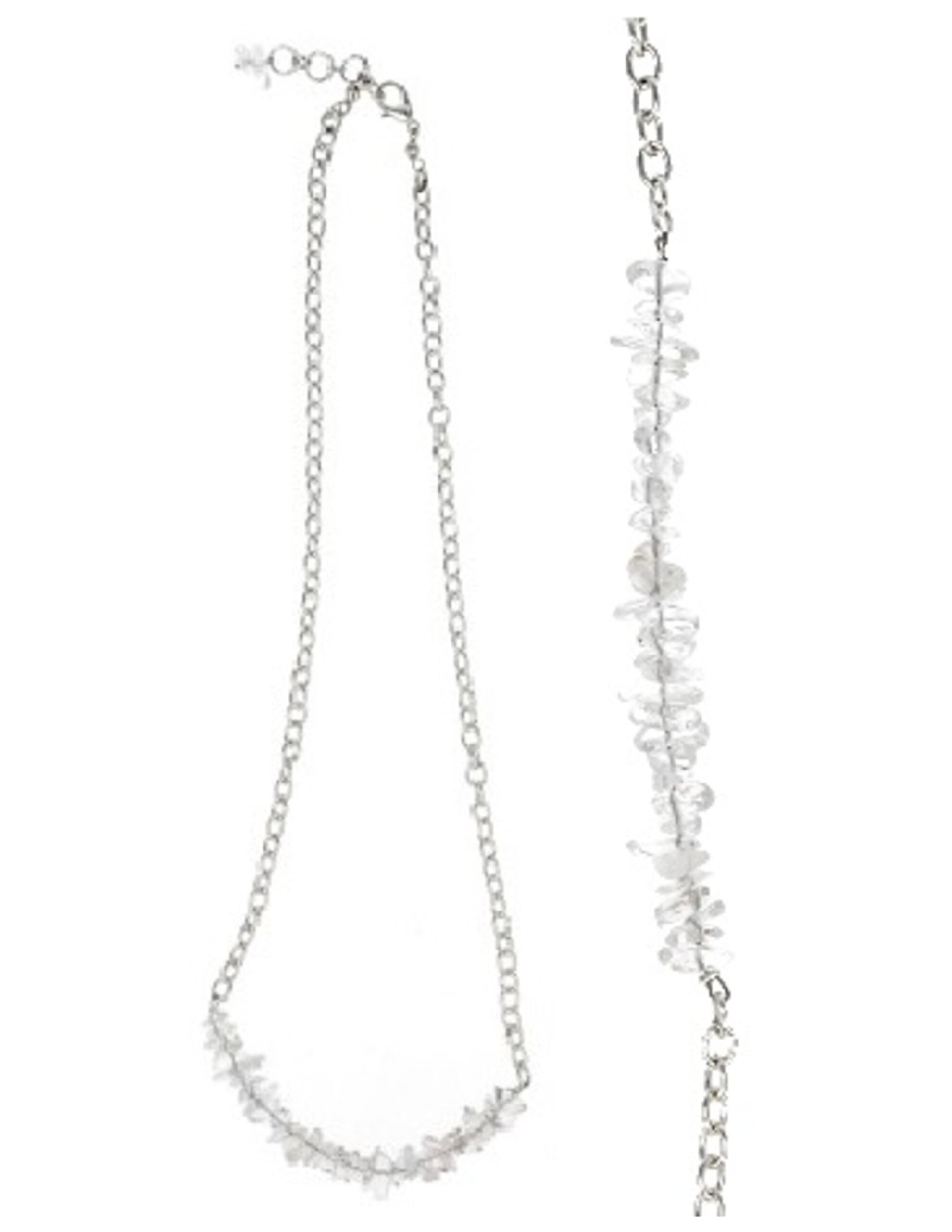 Bergkristal bar ketting