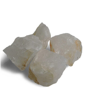 Bergkristal Brazilië 250 gr. ruwe brokjes