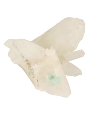 Rock crystal cluster with Fluorite no.981