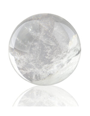 Rock Crystal gemstone sphere 4-4.5 cm Madagascar