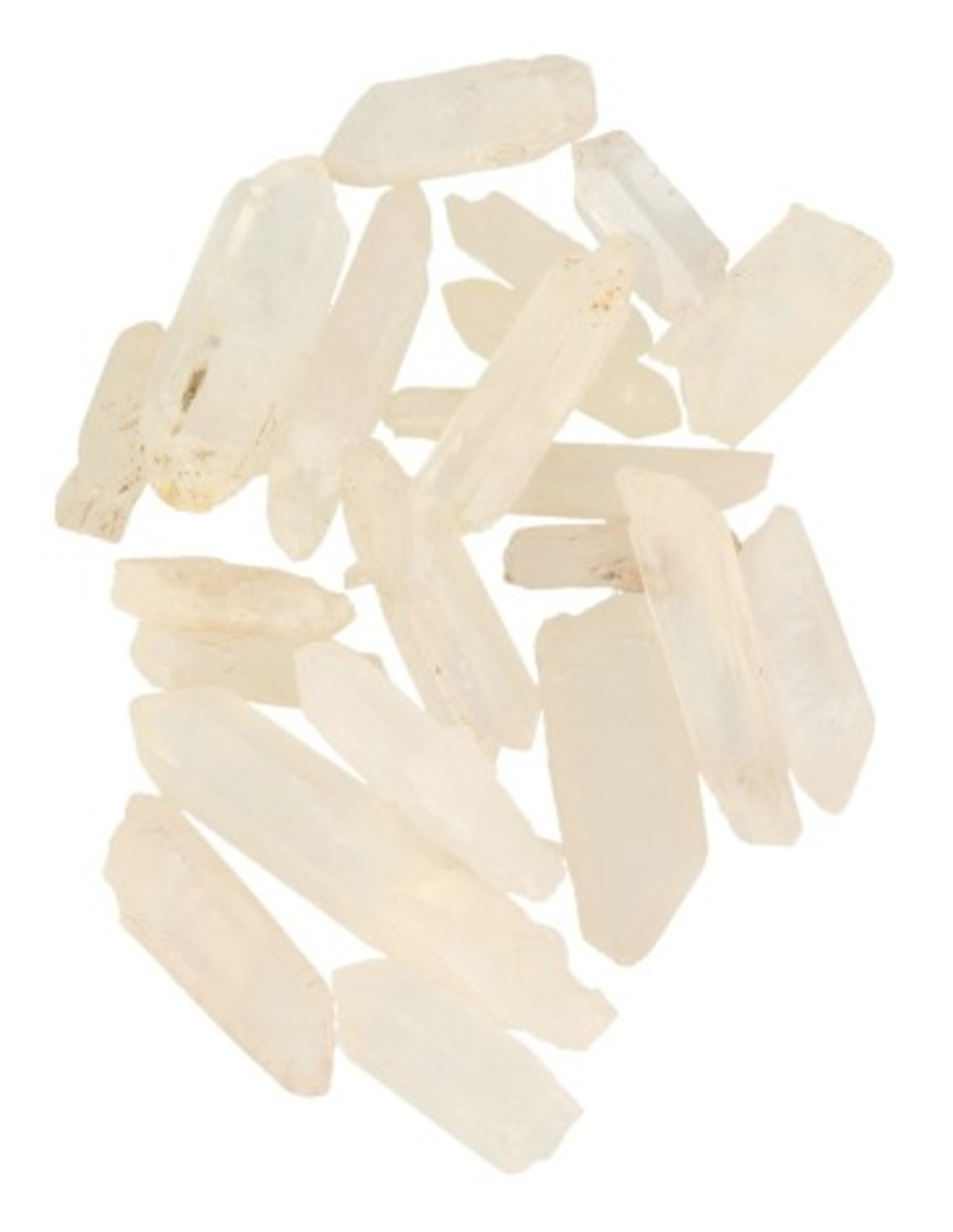 Bergkristal laser wand puntjes 500 gr.