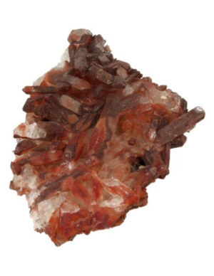 Rock crystal red rough 150-200 grams