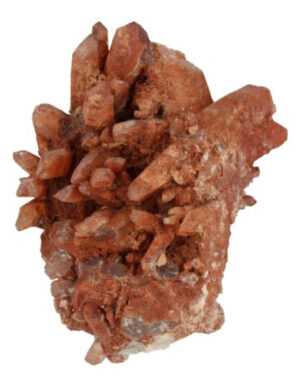 Rock crystal red rough no.17
