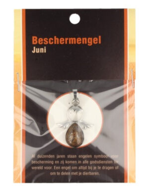 Beschermengel Juni op kaartje
