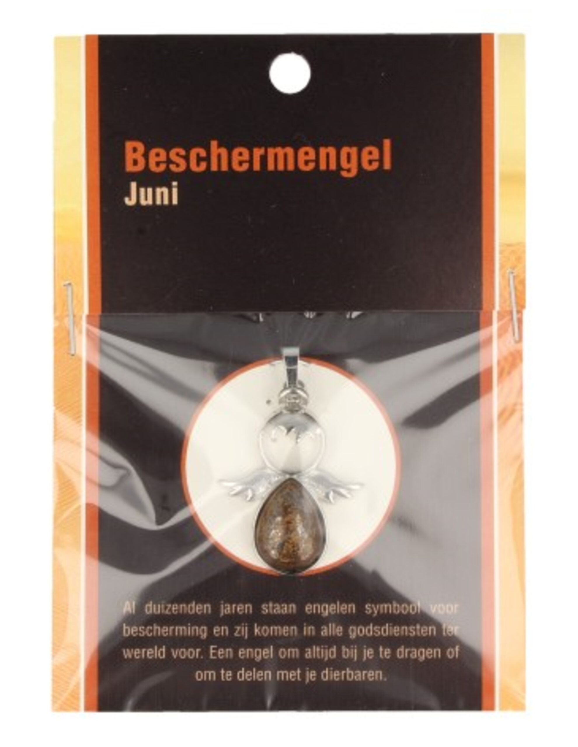 Beschermengel Juni op kaartje