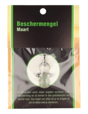 Beschermengel Maart op kaartje