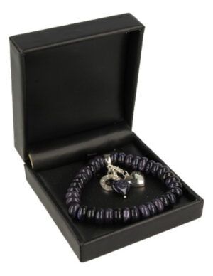 Blaufluss Ruby Mania, armband nr 25, rond (synth)