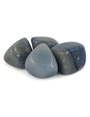Blauwe kwarts 50 gr. trommelstenen (mt3)