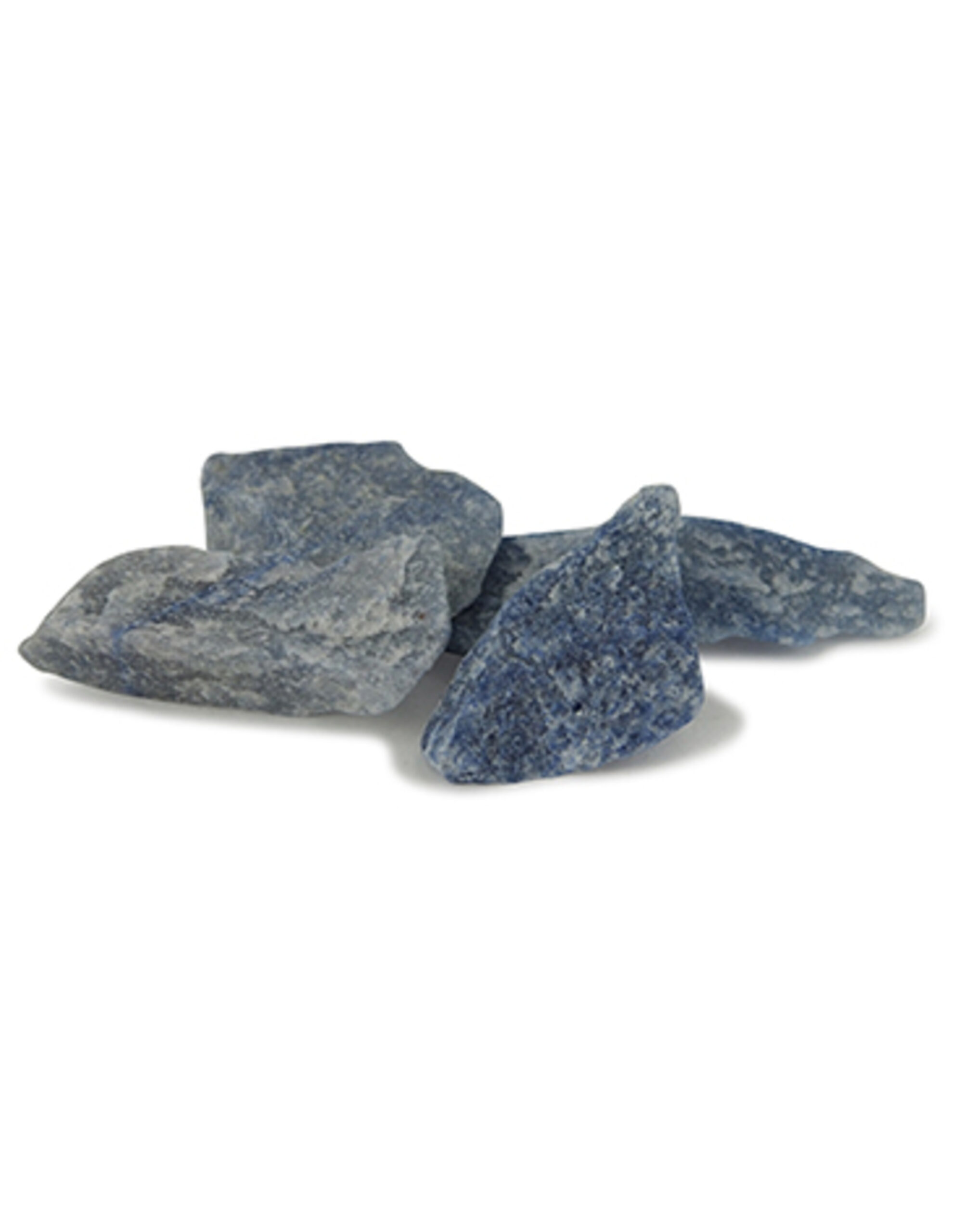 Blue quartz, rough nuggets, p/kg