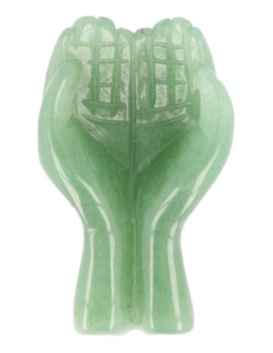 Gift hands Aventurine green
