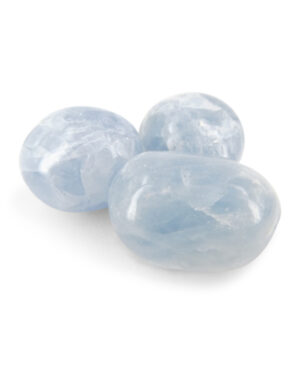 Calciet blauw 500 gr. trommelstenen (mt3)