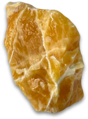 Calciet geel groot ruw nr.07