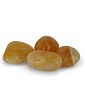 Calciet geel trommelstenen 500 gr. (mt3)
