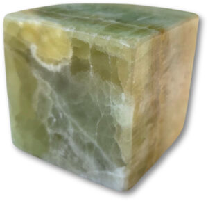 Calciet groen kubus nr.04