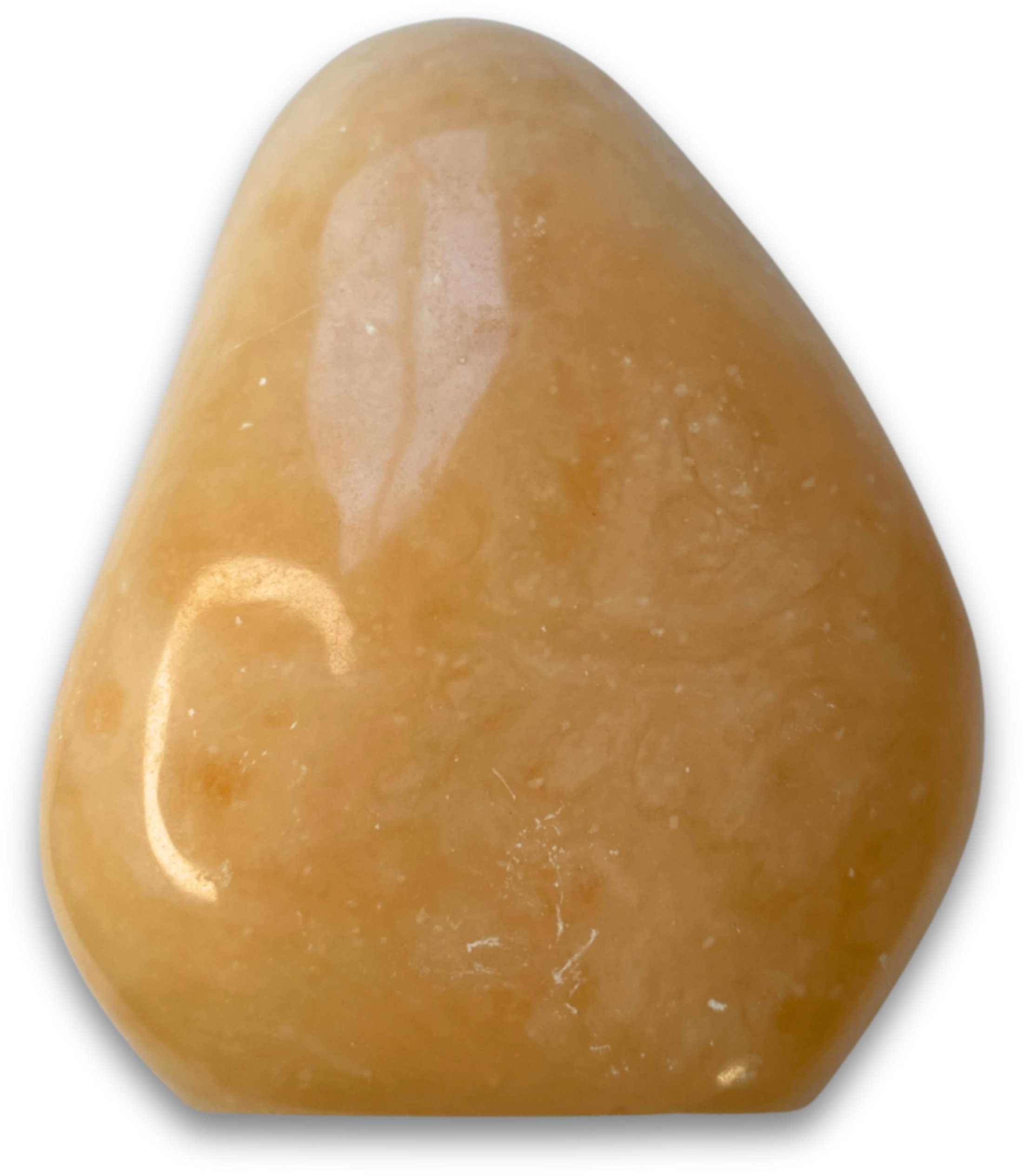 Calciet perzik sculptuur nr.05