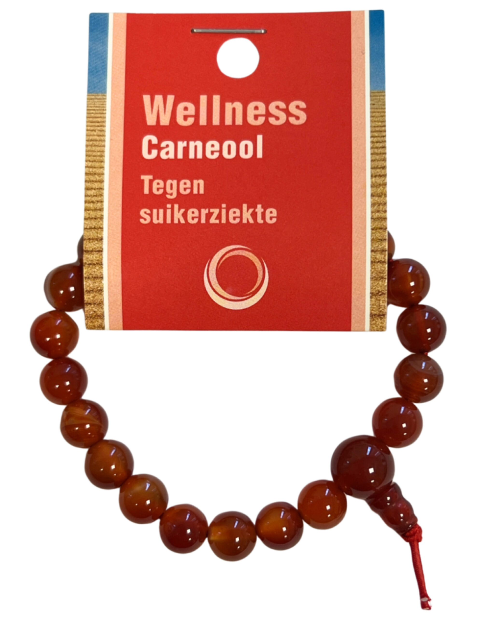 Carneool powerbead armband + kaart