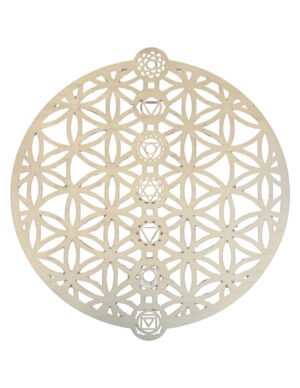 Chakra mandala bord 35 cm (grid plank)