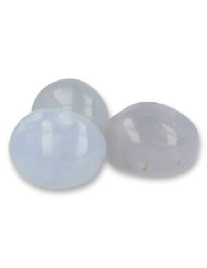 Chalcedoon A trommelstenen 500 gr. (mt3)