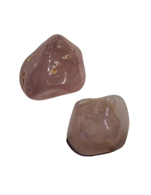 Chalcedoon roze trommelstenen 100 gr. (mt3)