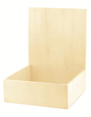 Display bak met rugplank groot
