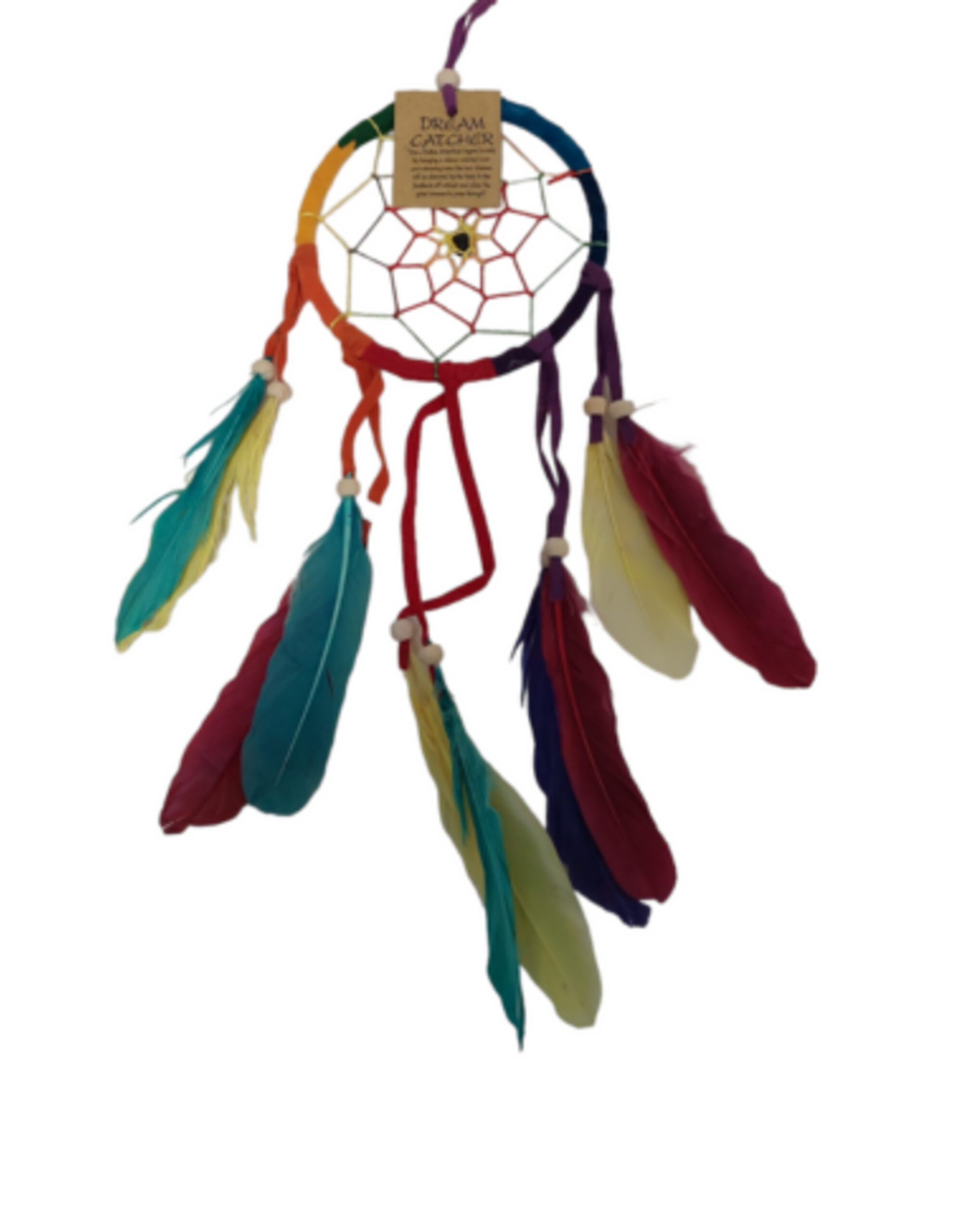 Dromenvanger Rainbow leer 11cm