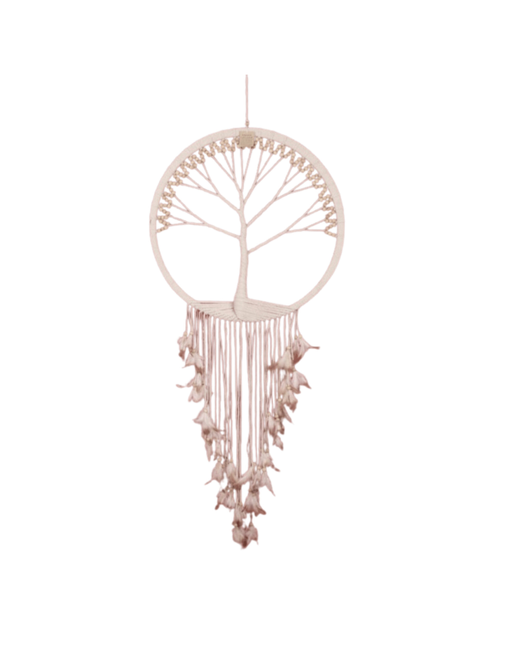 Dromenvanger Tree of life 50cm beige kralen