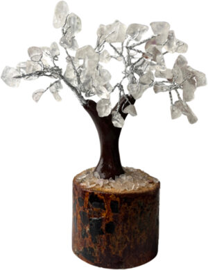 Edelsteen boompje Bergkristal ca. 11 cm