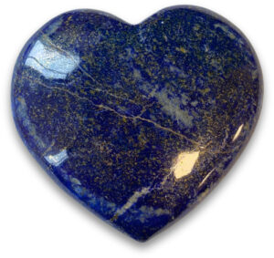 Gemstone heart Lapis Lazuli no.12