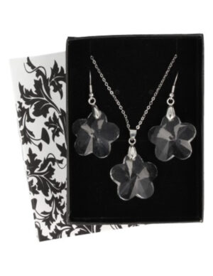 Feng shui bloem hanger / oorbellen set
