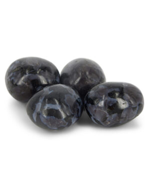 Gabbro trommelstenen 250 gr. (mt3)