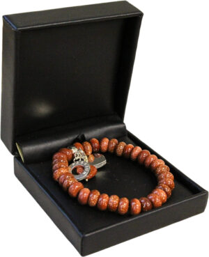 Goldfluss Ruby Mania, armband nr 30, rond (synth)