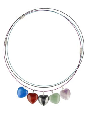 Heart pendants + Clasps set