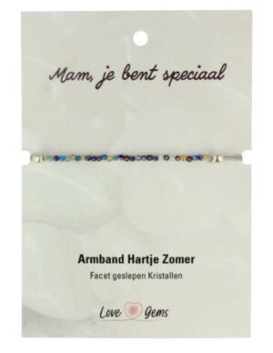 Heart summer bracelet multicolor - Mother's Day