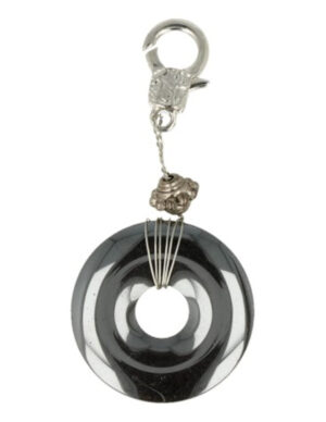 Hematiet donut fashion sleutelhanger