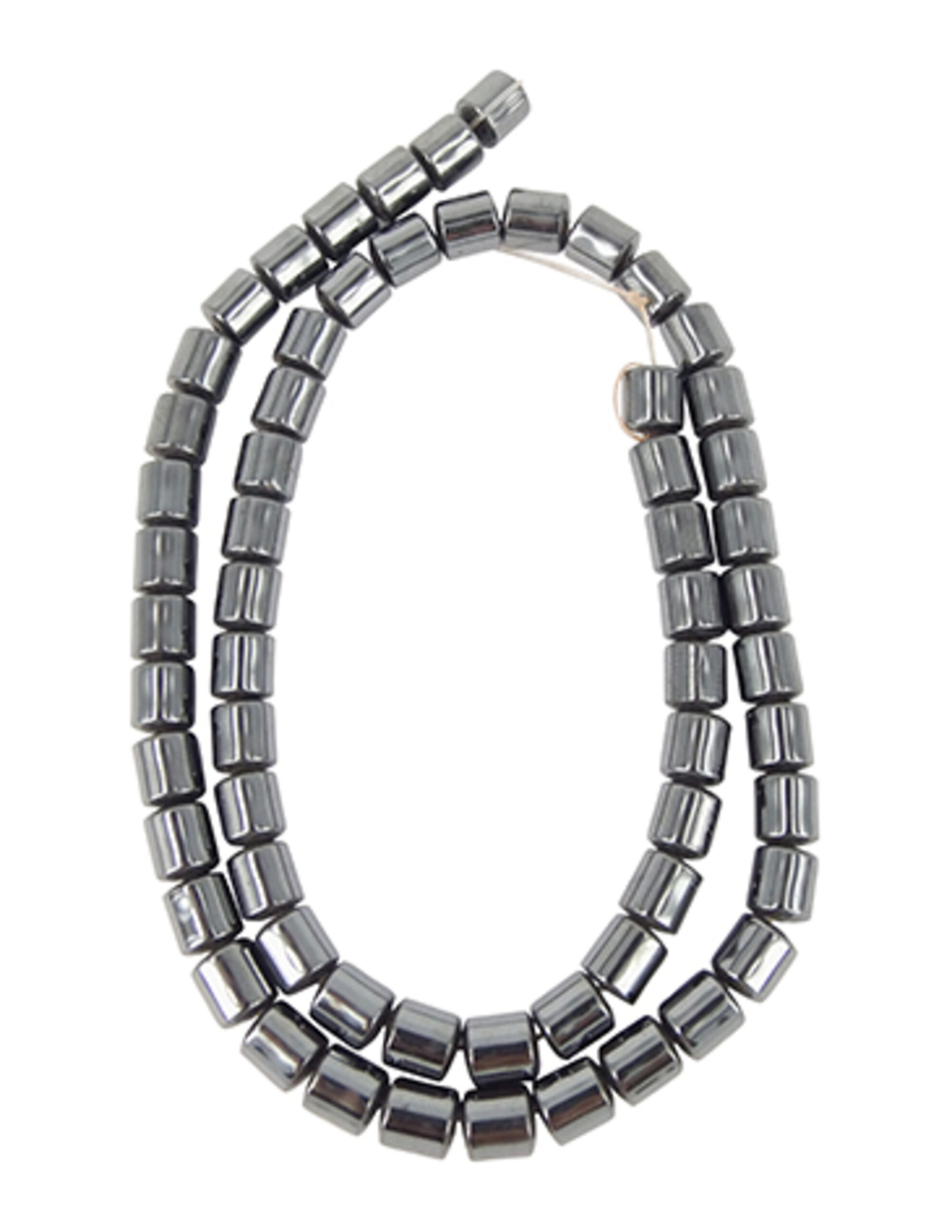 Hematiet kralen streng tonkraal 6 mm