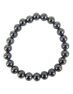 Hematiet kralenarmband 8 mm