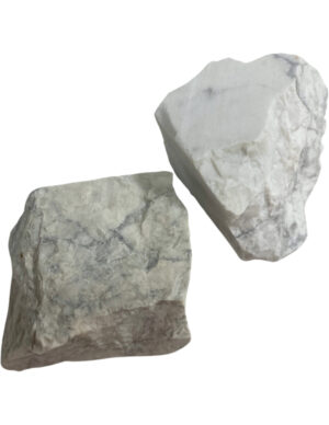 Howlite white 100g rough nuggets
