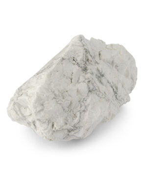 Howlite white rough nuggets, per kg