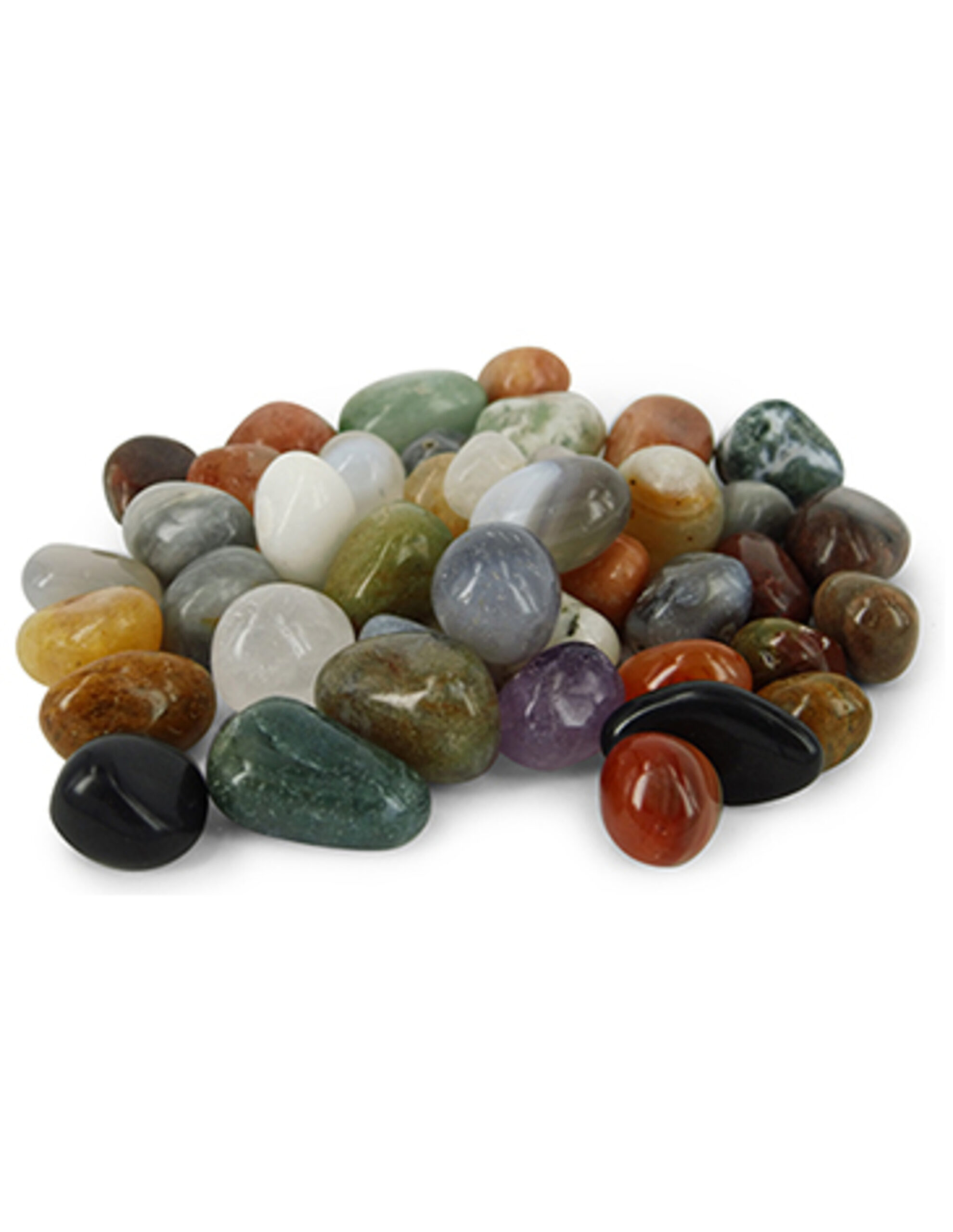 India mix 500 gr. trommelstenen (mt3)