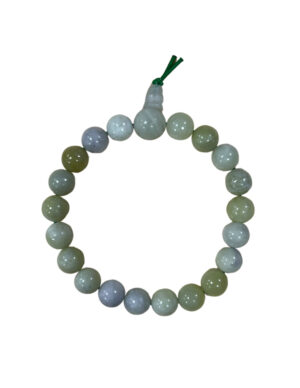 Jade Serpentine power bead bracelet