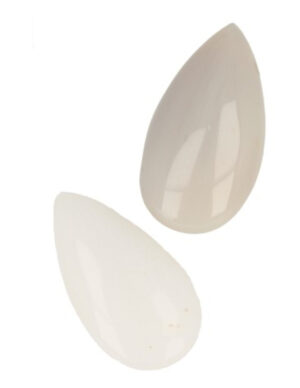 Jade white gemstone drop pendant