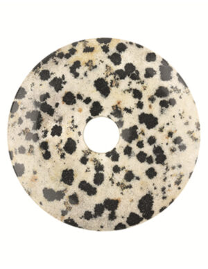 Dalmatian Jasper donut 30 mm