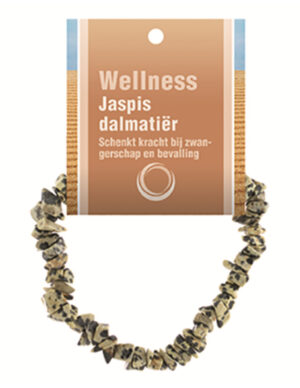 Jasper Dalmatian split bracelet + card