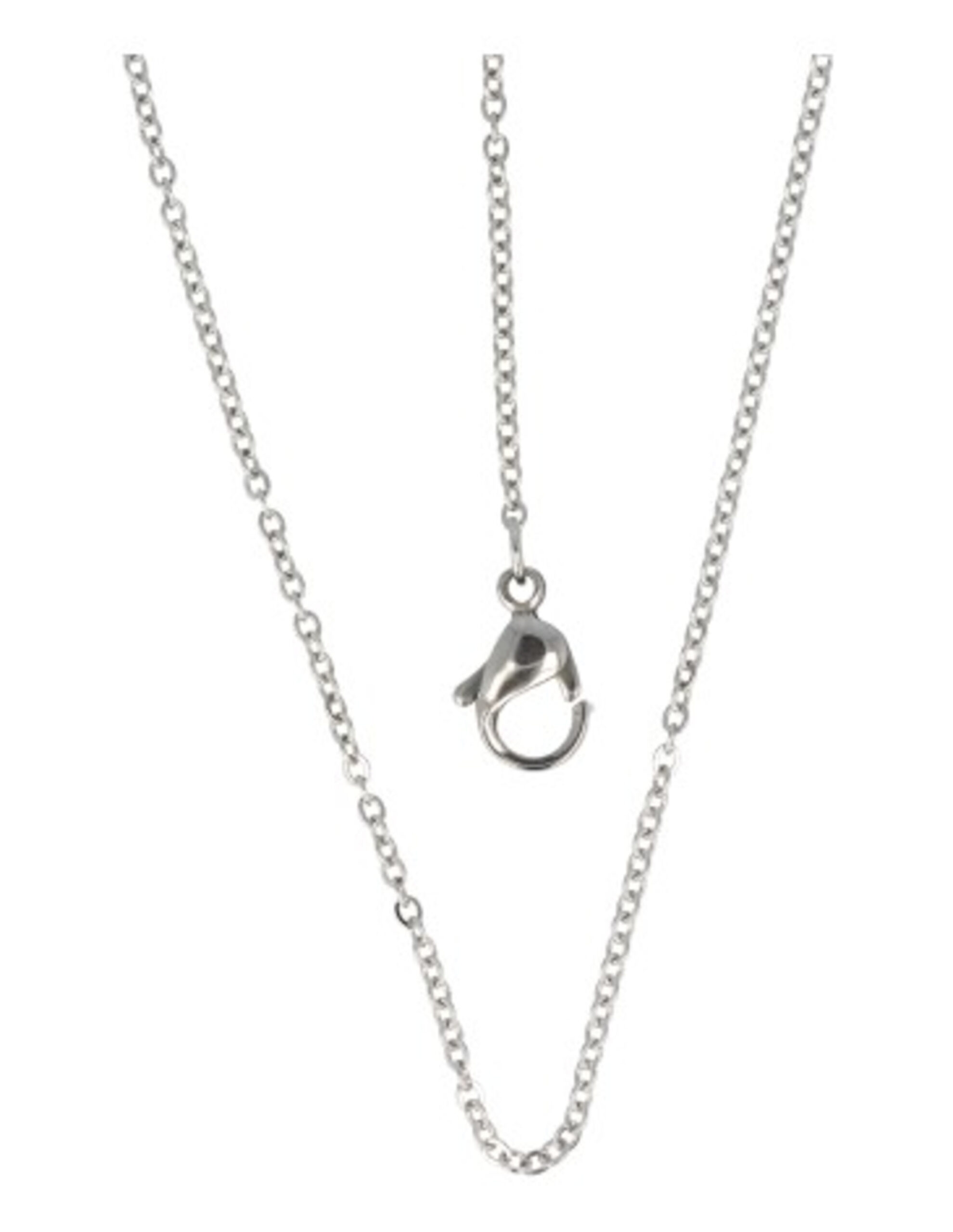 Ketting ankerschakel 1,6 mm 45 cm rvs